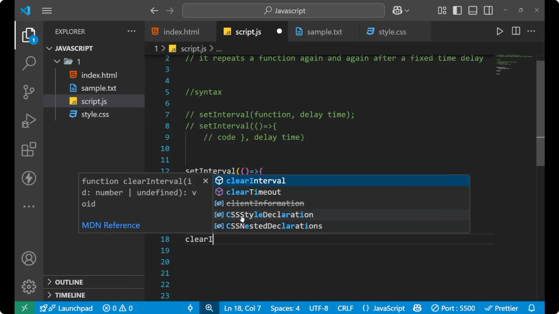 Mastering setInterval: Run JavaScript Code Repeatedly with Timers 10