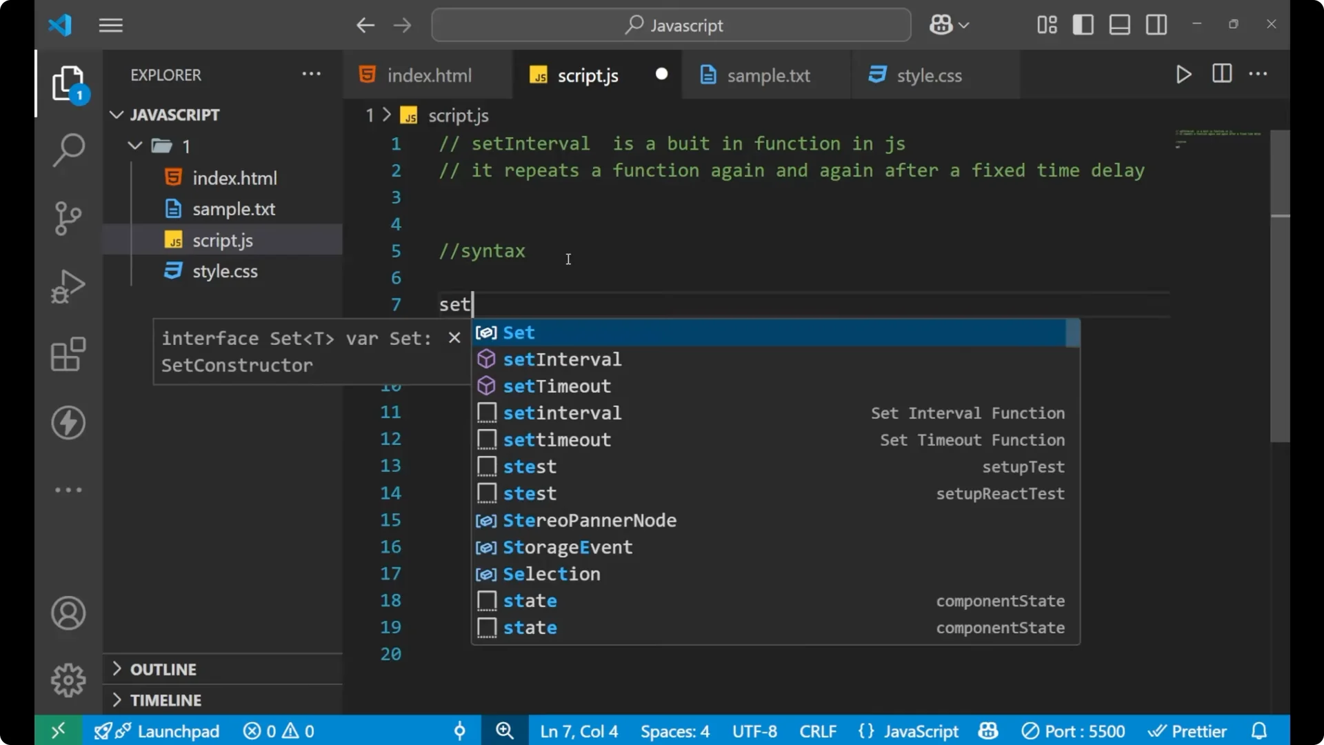 Mastering setInterval: Run JavaScript Code Repeatedly with Timers 3