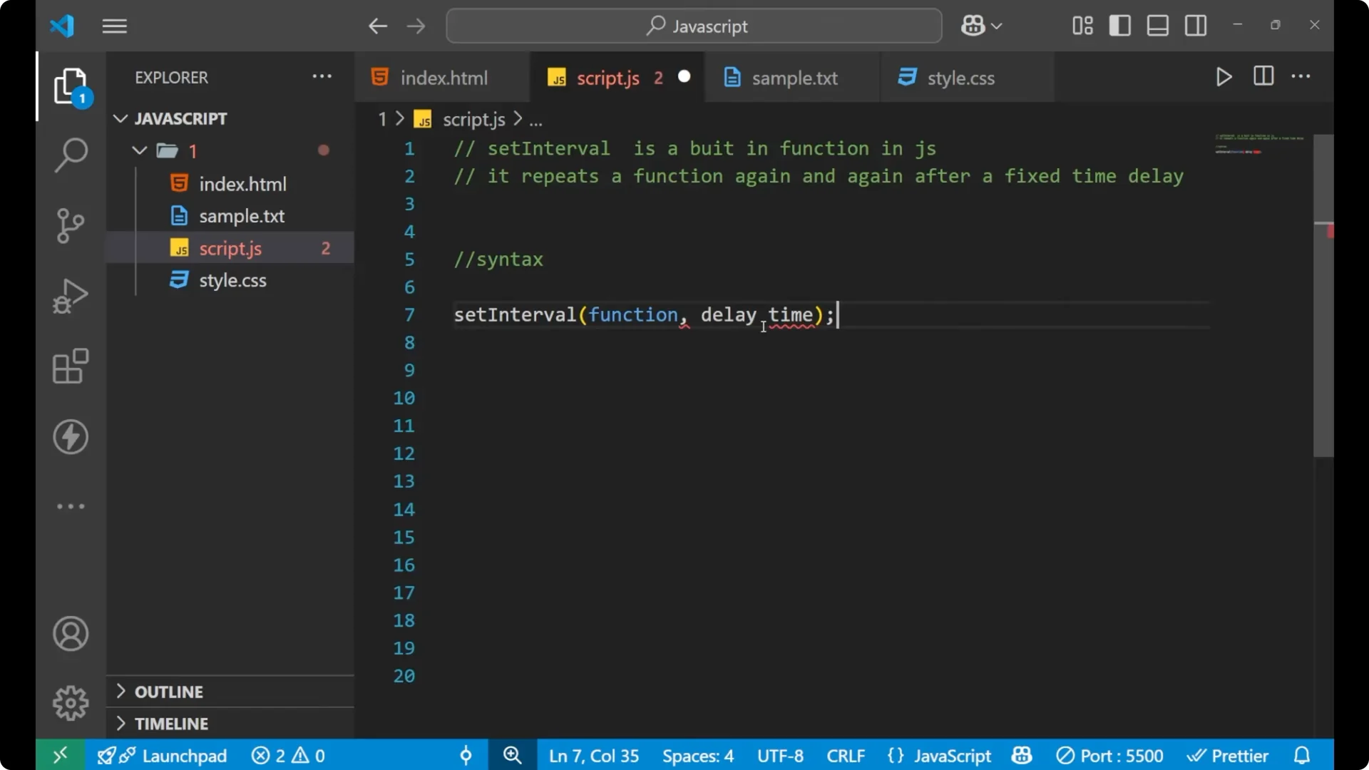 Mastering setInterval: Run JavaScript Code Repeatedly with Timers  5