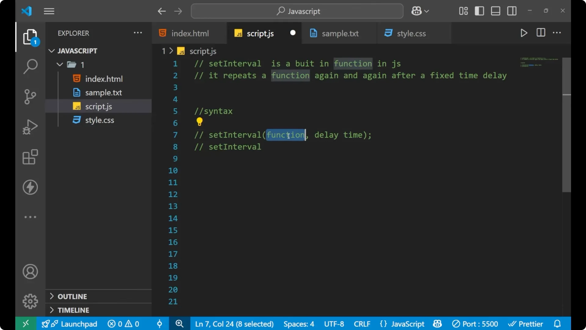 Mastering setInterval: Run JavaScript Code Repeatedly with Timers 6