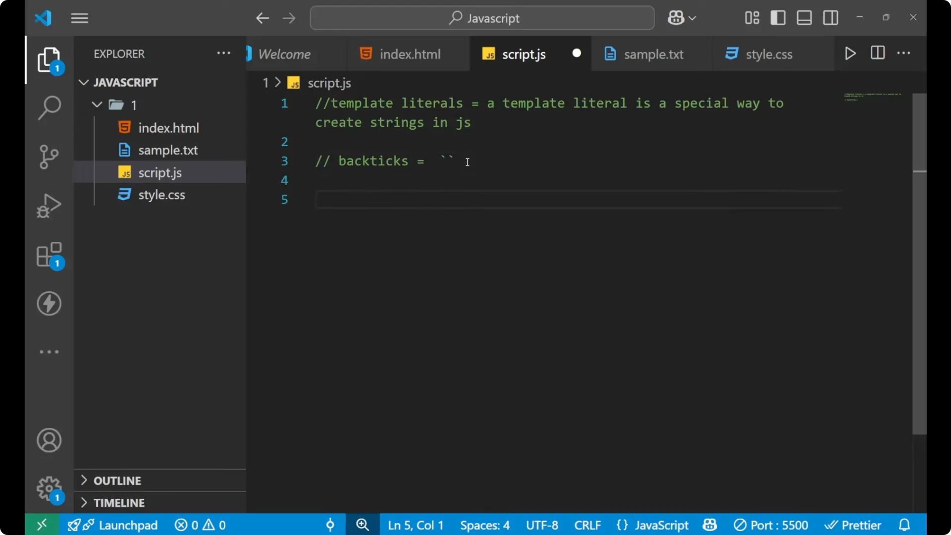 Mastering Template Literals: A Simple JavaScript Guide 3