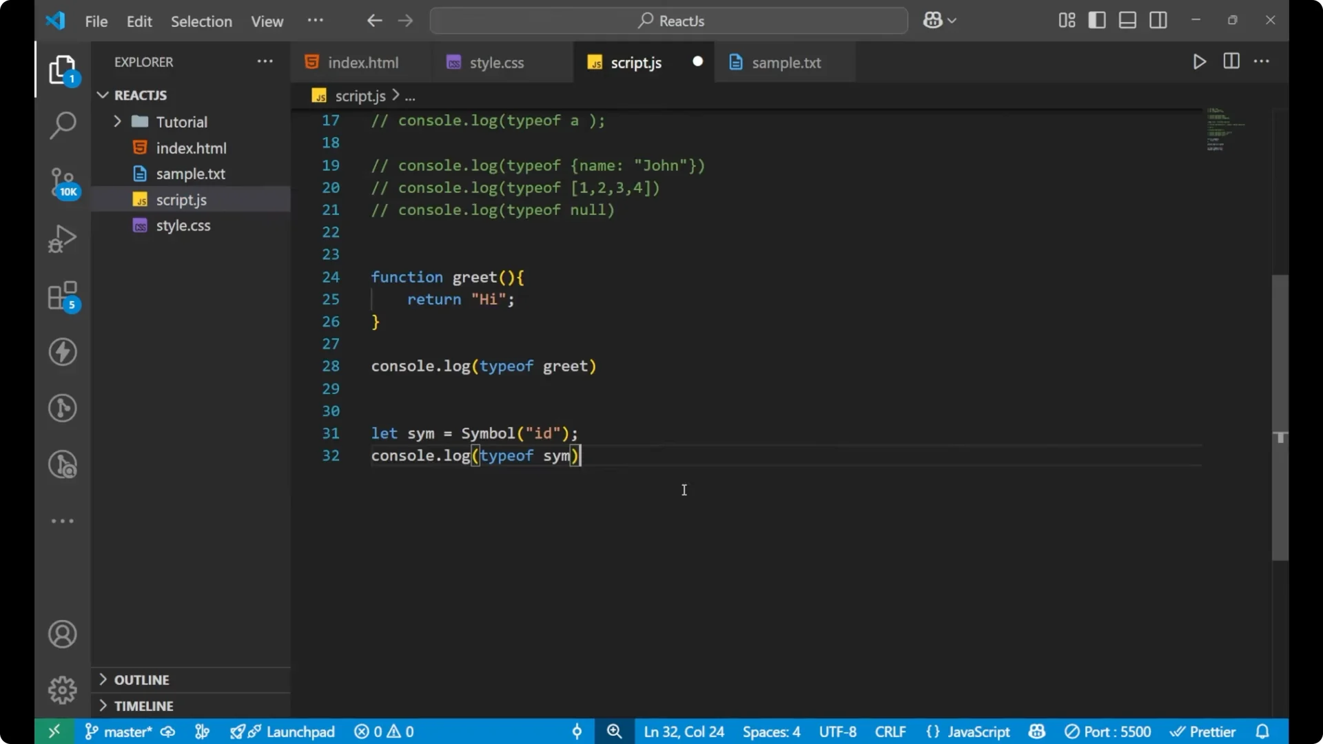 Mastering typeof in JavaScript: A Beginner's Guide with Examples  14