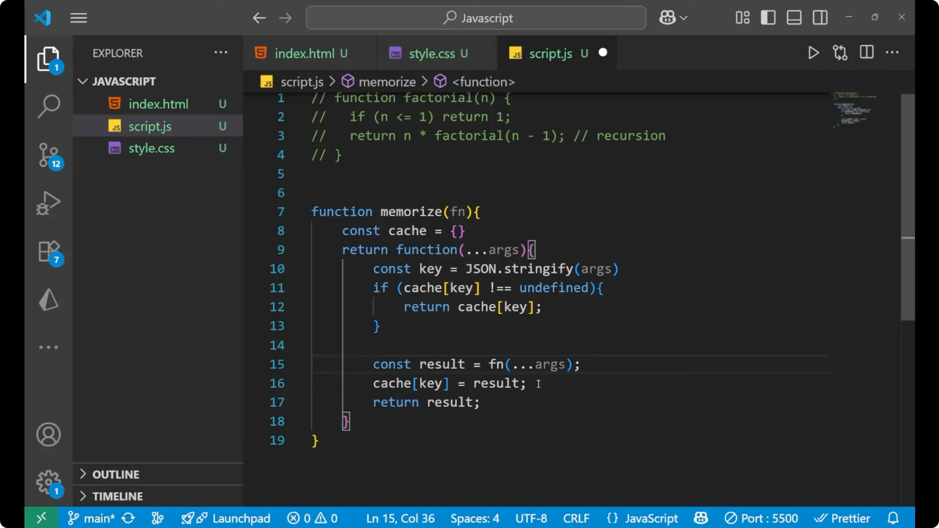 Memoize JavaScript Functions to Boost Performance and Optimize Code 6