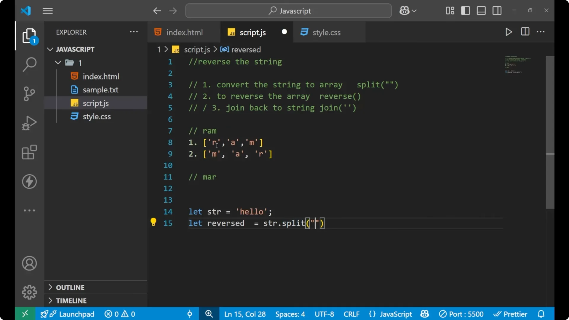 Simple Steps to Reverse a String in JavaScript Explained  12
