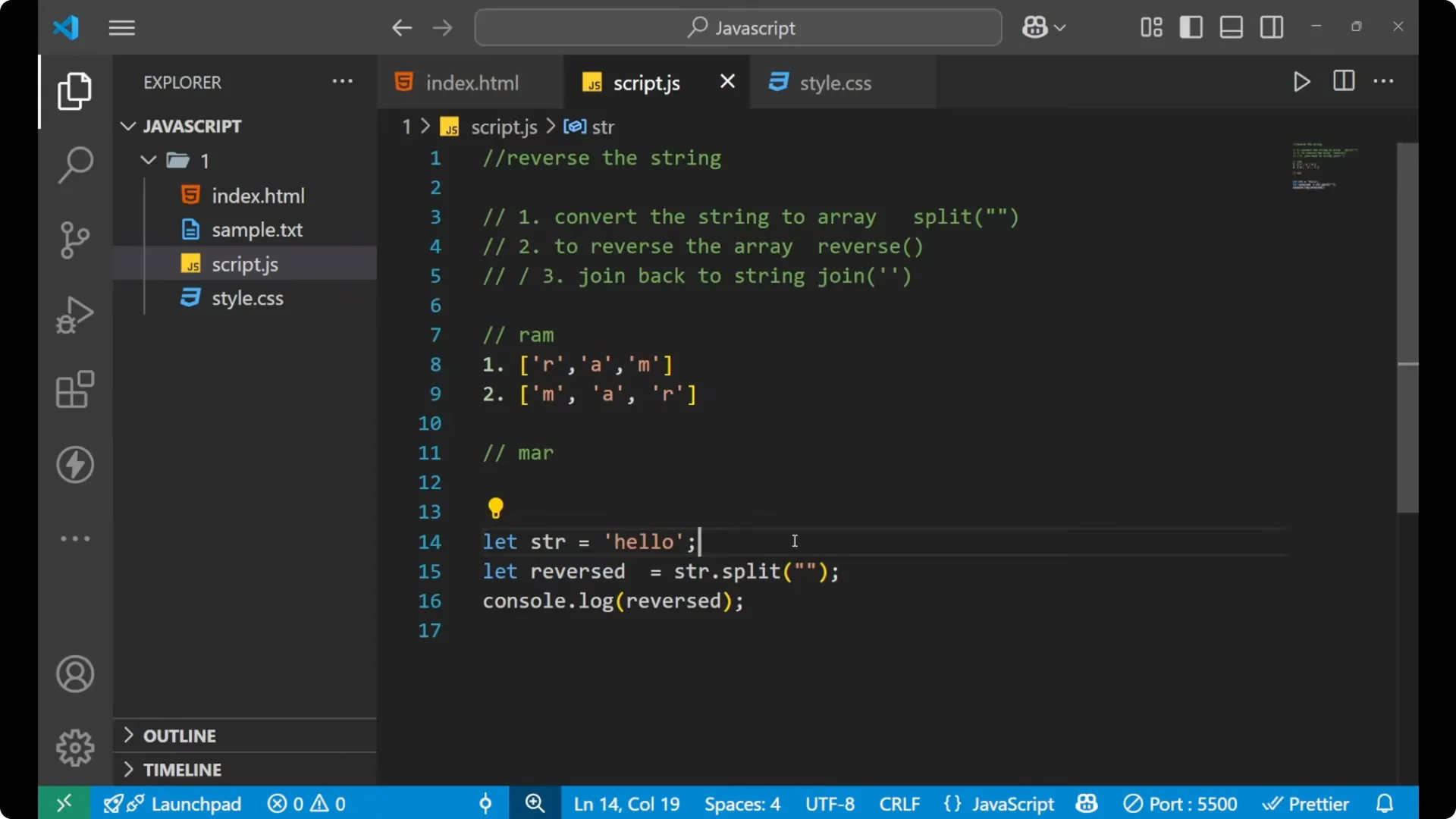 Simple Steps to Reverse a String in JavaScript Explained  14