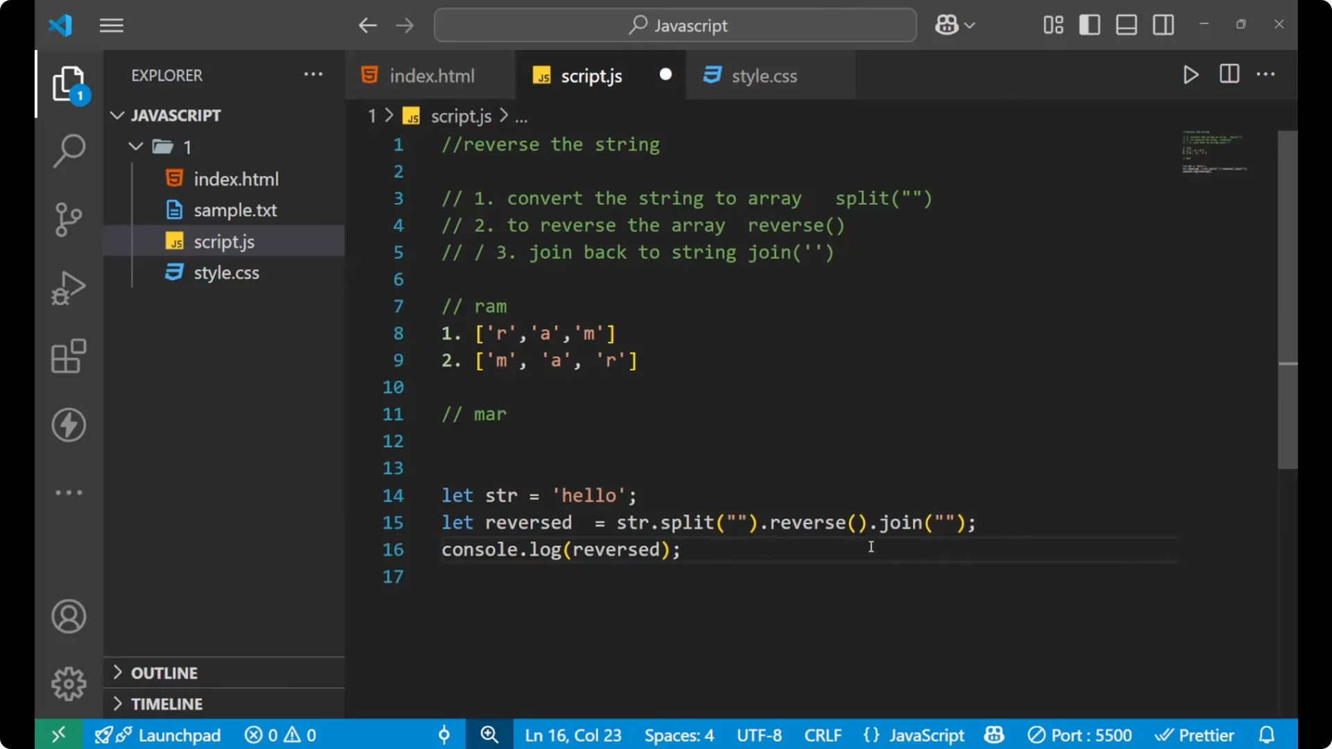 Simple Steps to Reverse a String in JavaScript Explained  18