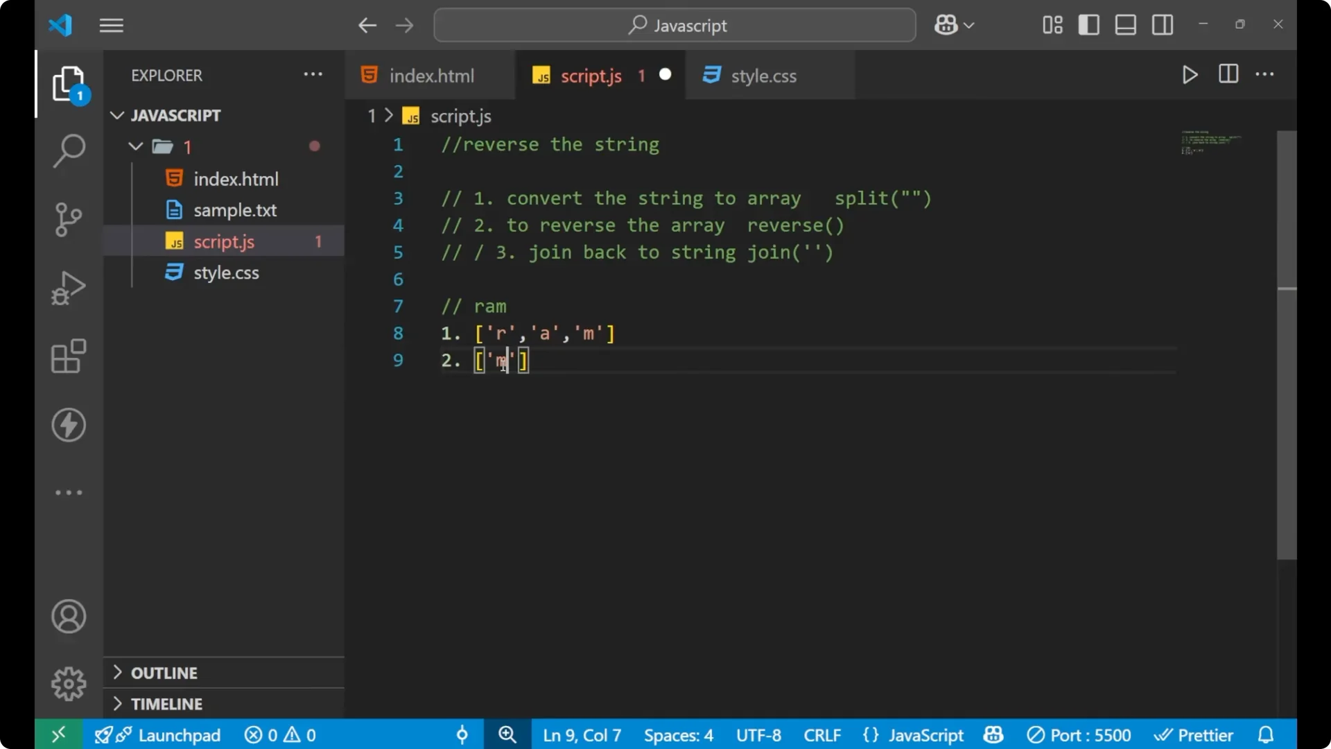 Simple Steps to Reverse a String in JavaScript Explained  6
