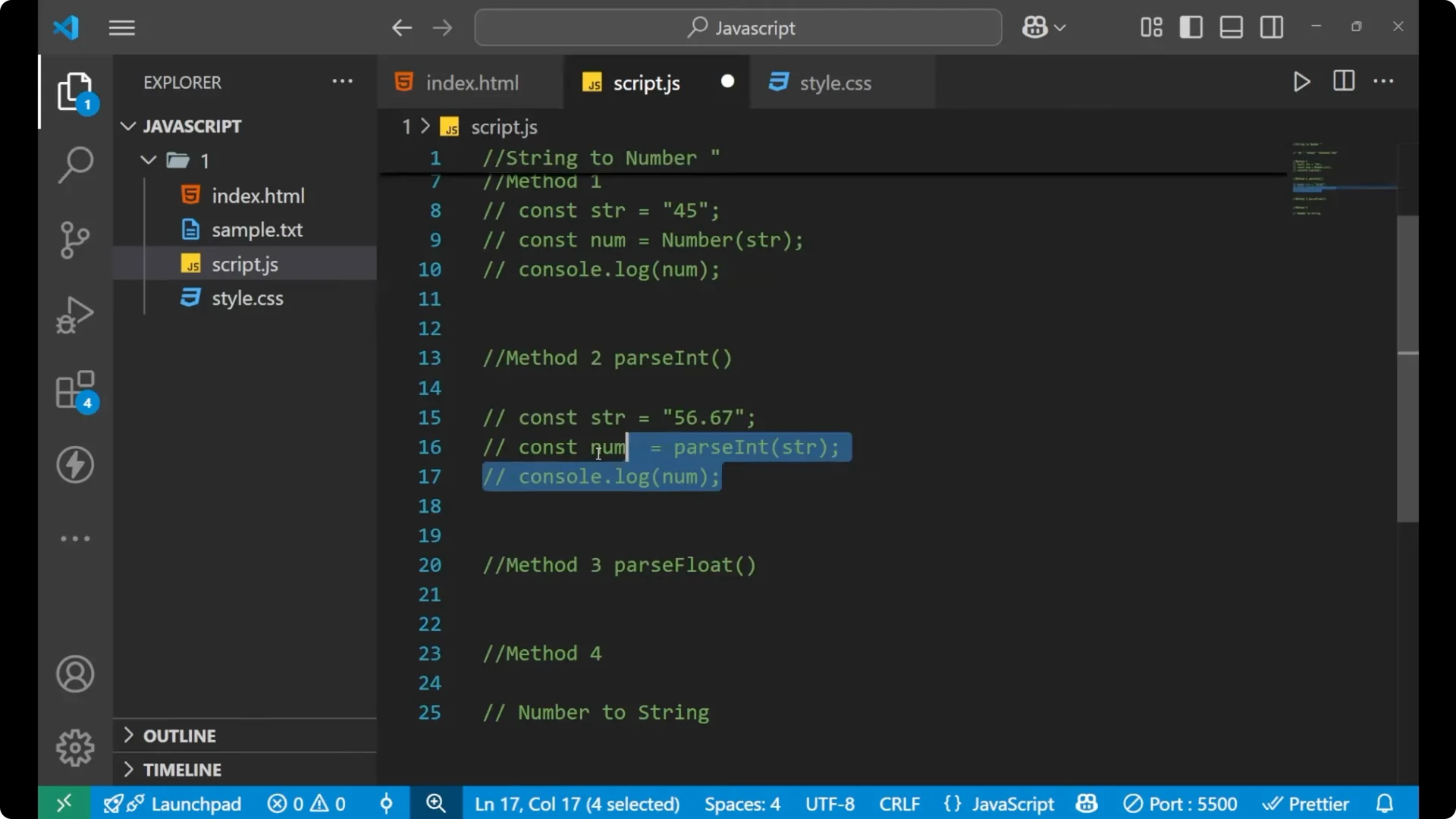 Simple Ways to Convert Strings and Numbers in JavaScript  12