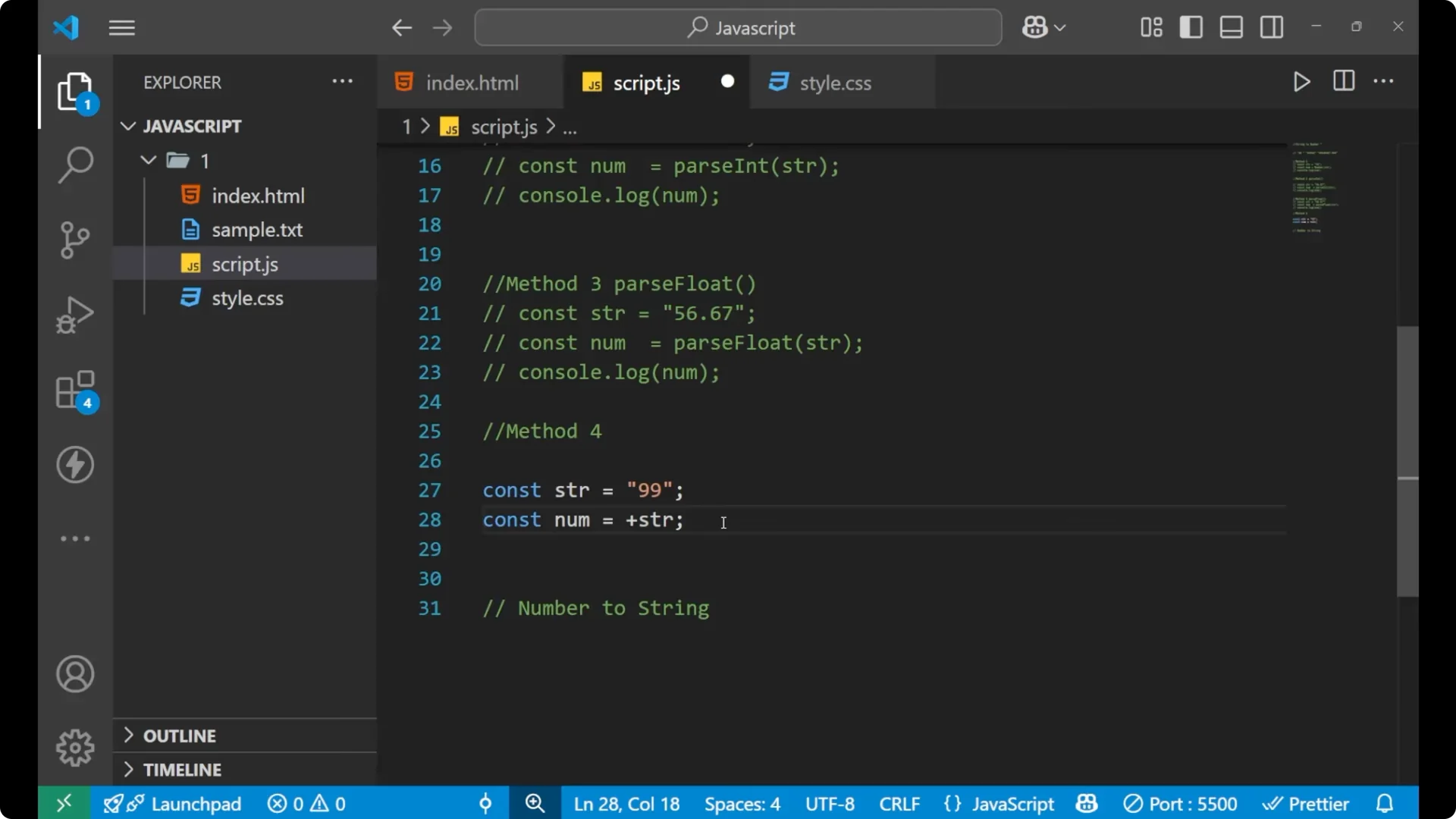 Simple Ways to Convert Strings and Numbers in JavaScript  20