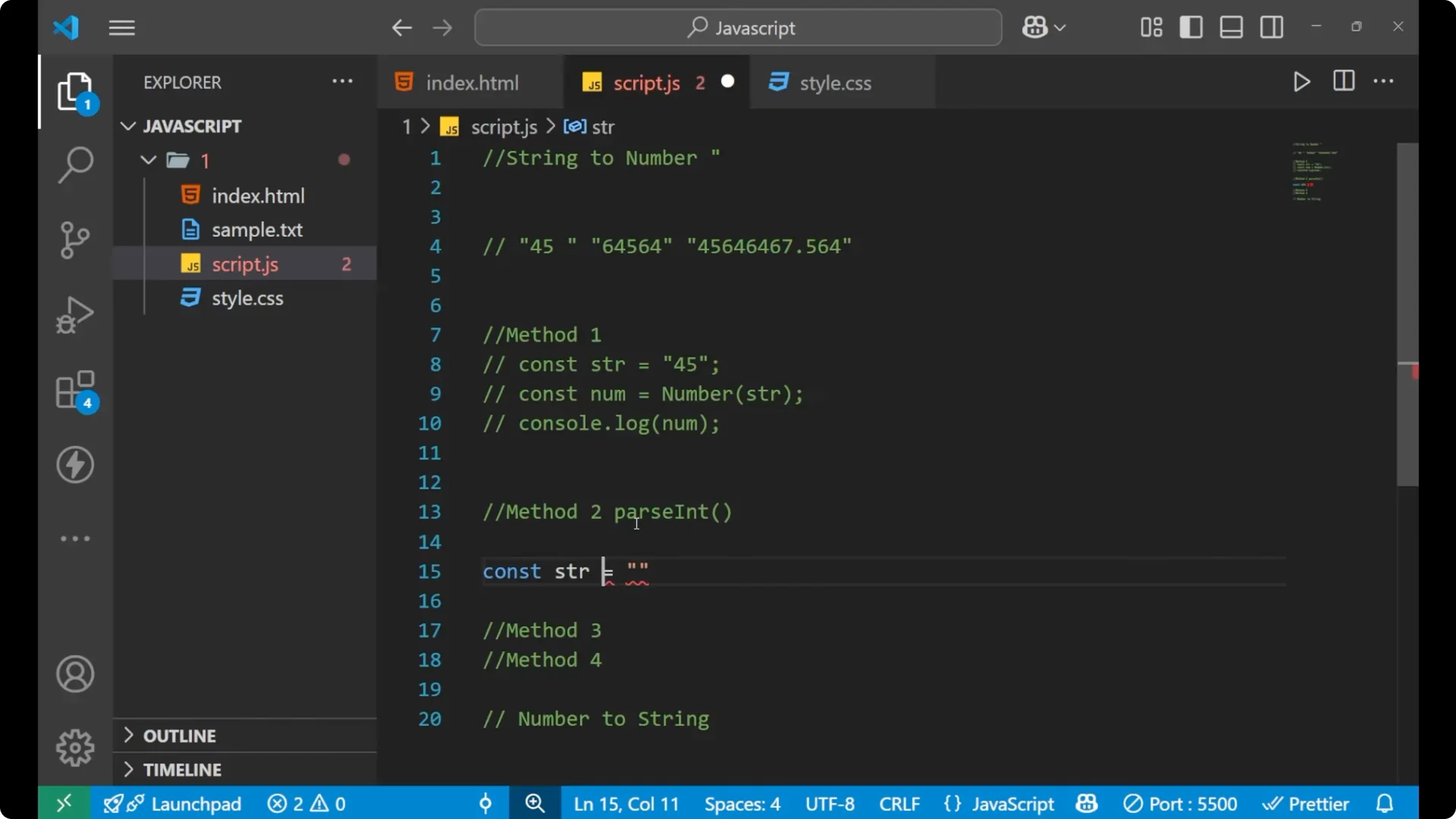 Simple Ways to Convert Strings and Numbers in JavaScript  8