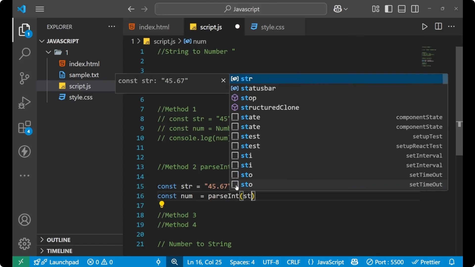 Simple Ways to Convert Strings and Numbers in JavaScript  9