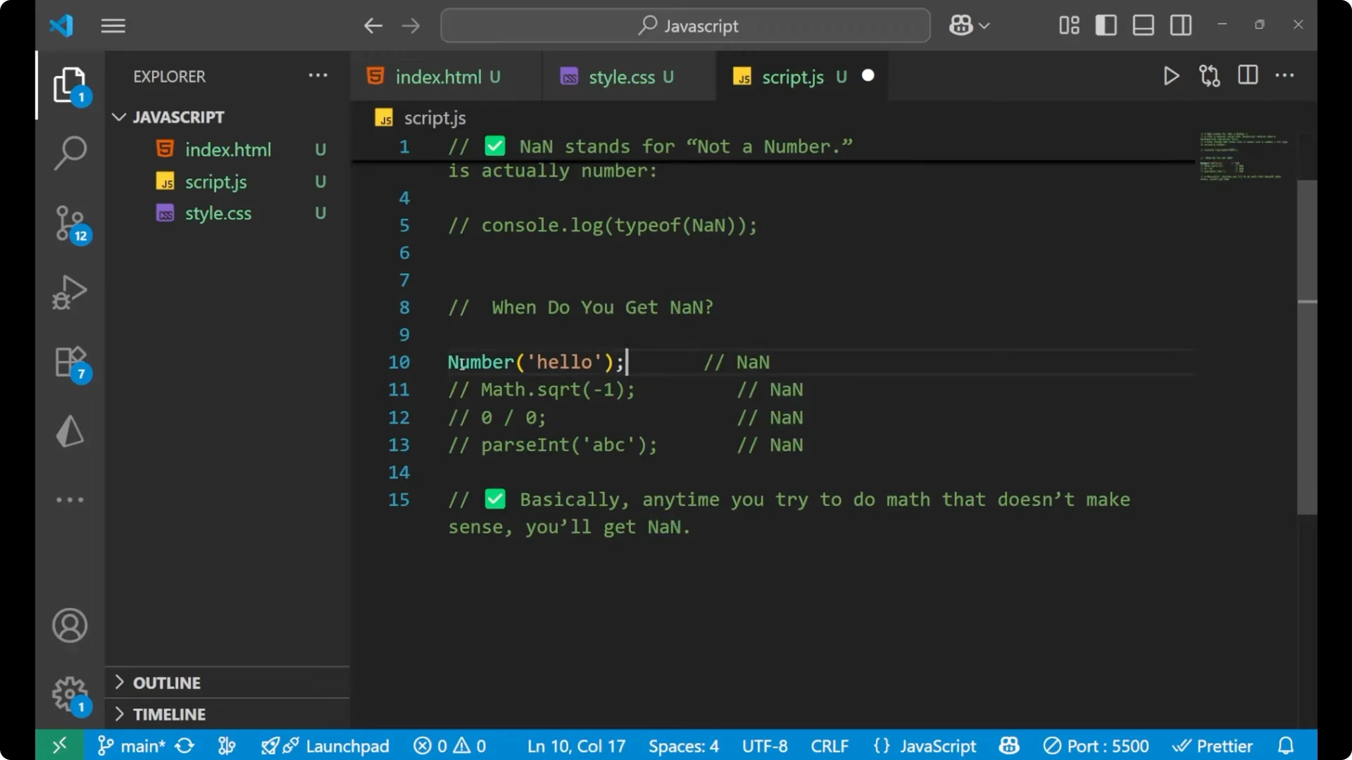 Understanding NaN in JavaScript: How to Detect and Fix It 4