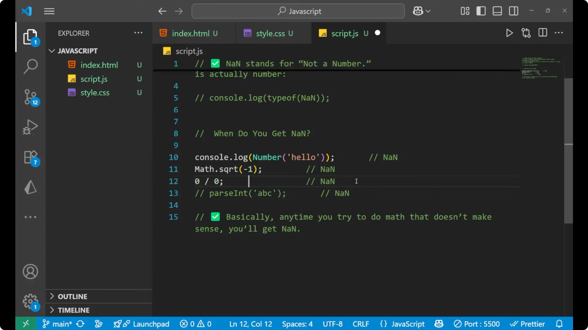 Understanding NaN in JavaScript: How to Detect and Fix It 6