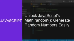 Unlock JavaScript's Math.random(): Generate Random Numbers Easily - Featured Image