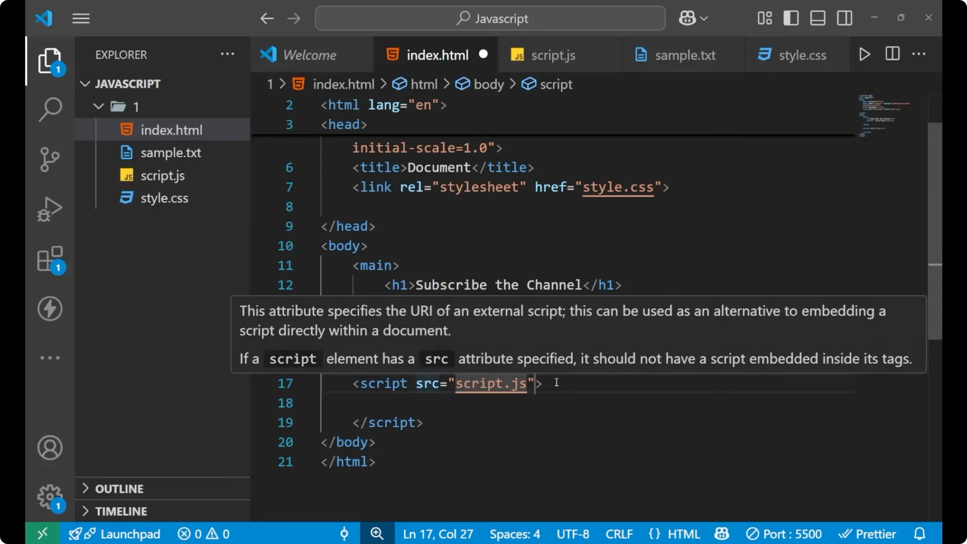 Mastering JavaScript Integration: Adding Scripts to HTML Explained  19