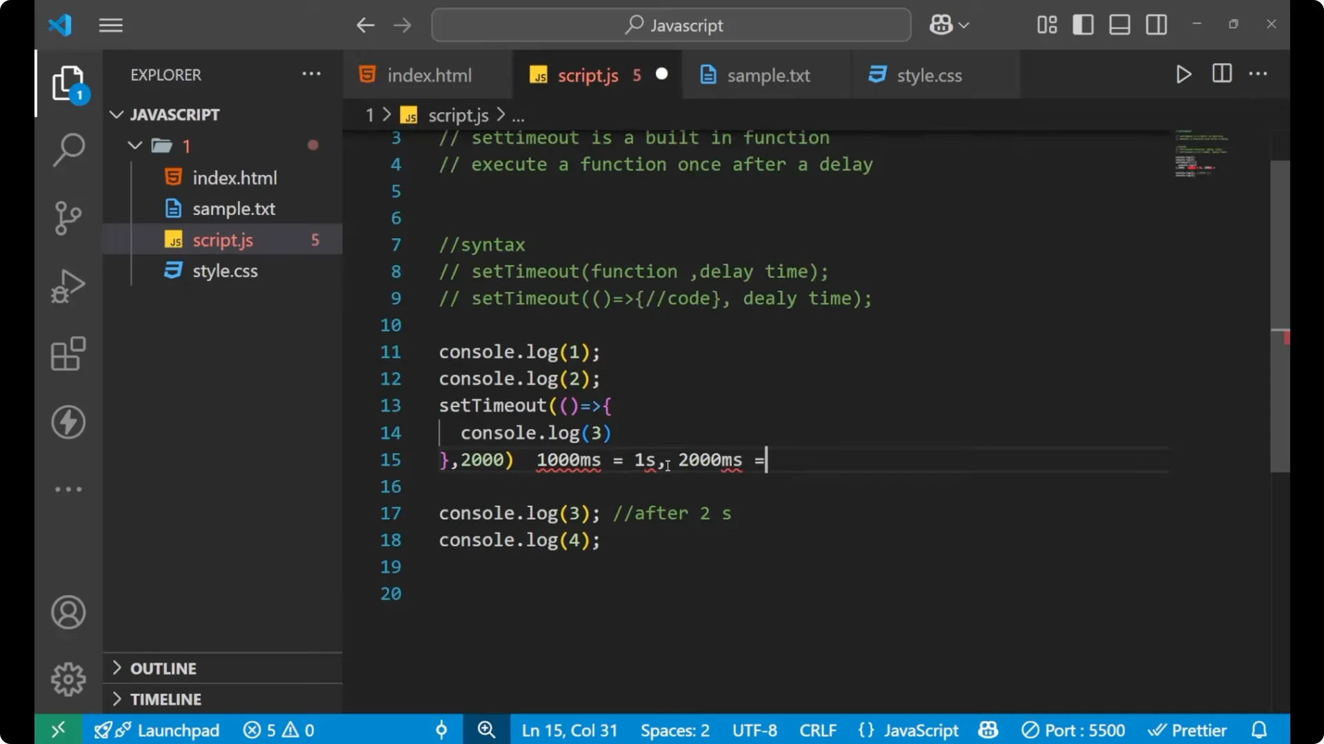 Mastering setTimeout in JavaScript: Effective Delays and Timers  16