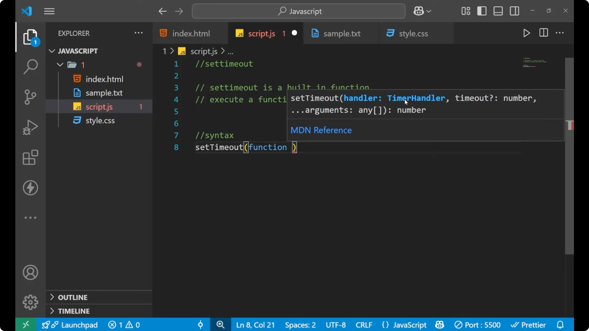 Mastering setTimeout in JavaScript: Effective Delays and Timers  5